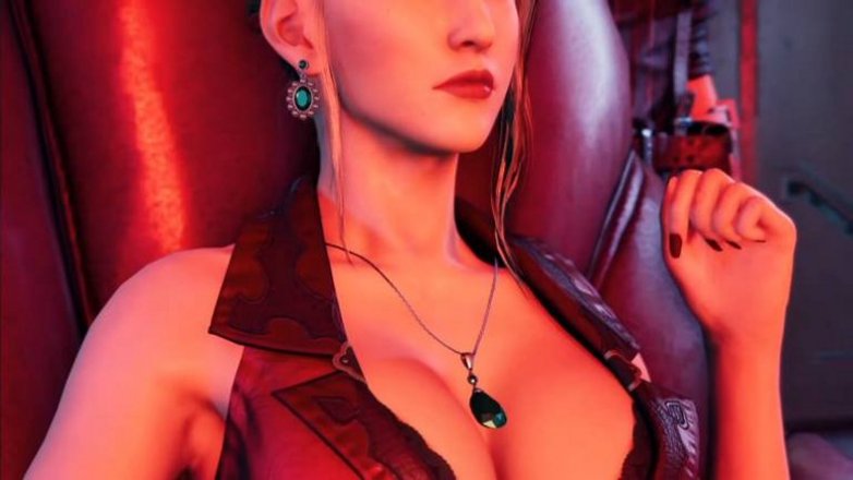 Les gros seins de Scarlet de FF7 Remake