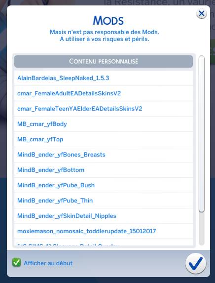 Mes mods Sims 4