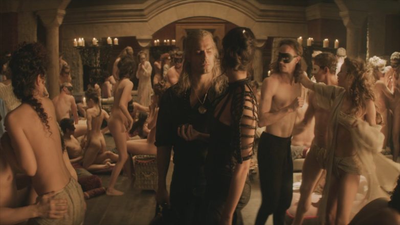 Les actrices inconnues nues dans la série Witcher sur Netflix 1
