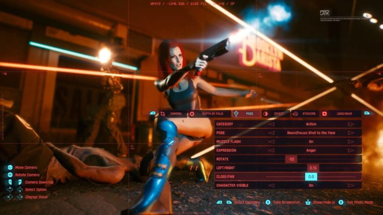 Mode photo dans Cyberpunk 2077 - Cameltoe