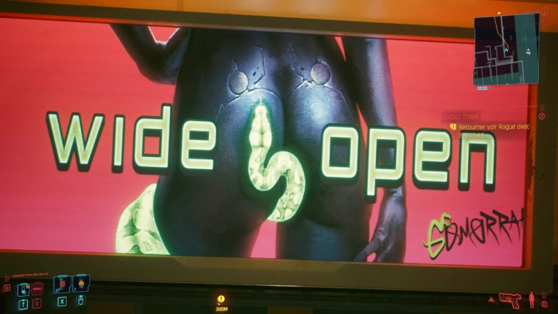 Pub hardcore Cyberpunk 2077 01