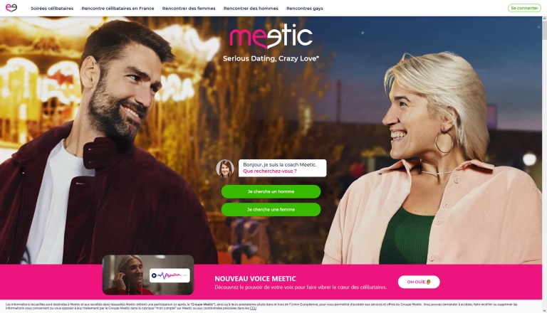 J'ai testé pour vous Meetic : site de rencontres